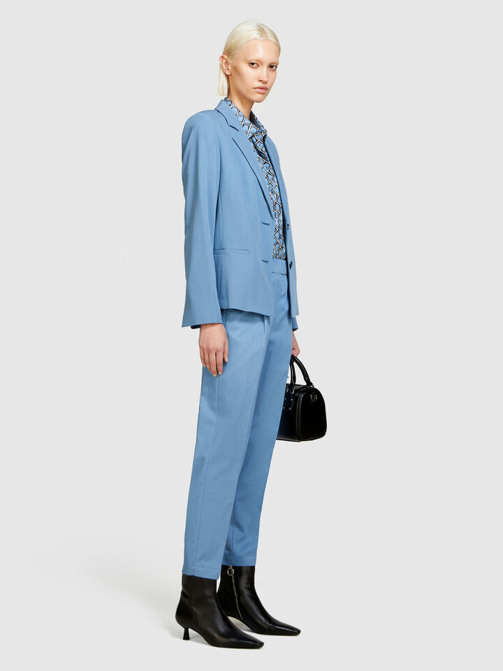 Solid color joggers - women's joggers - Light Blue | Sisley image number 2